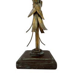 Pair of Italian Foliage Lamps