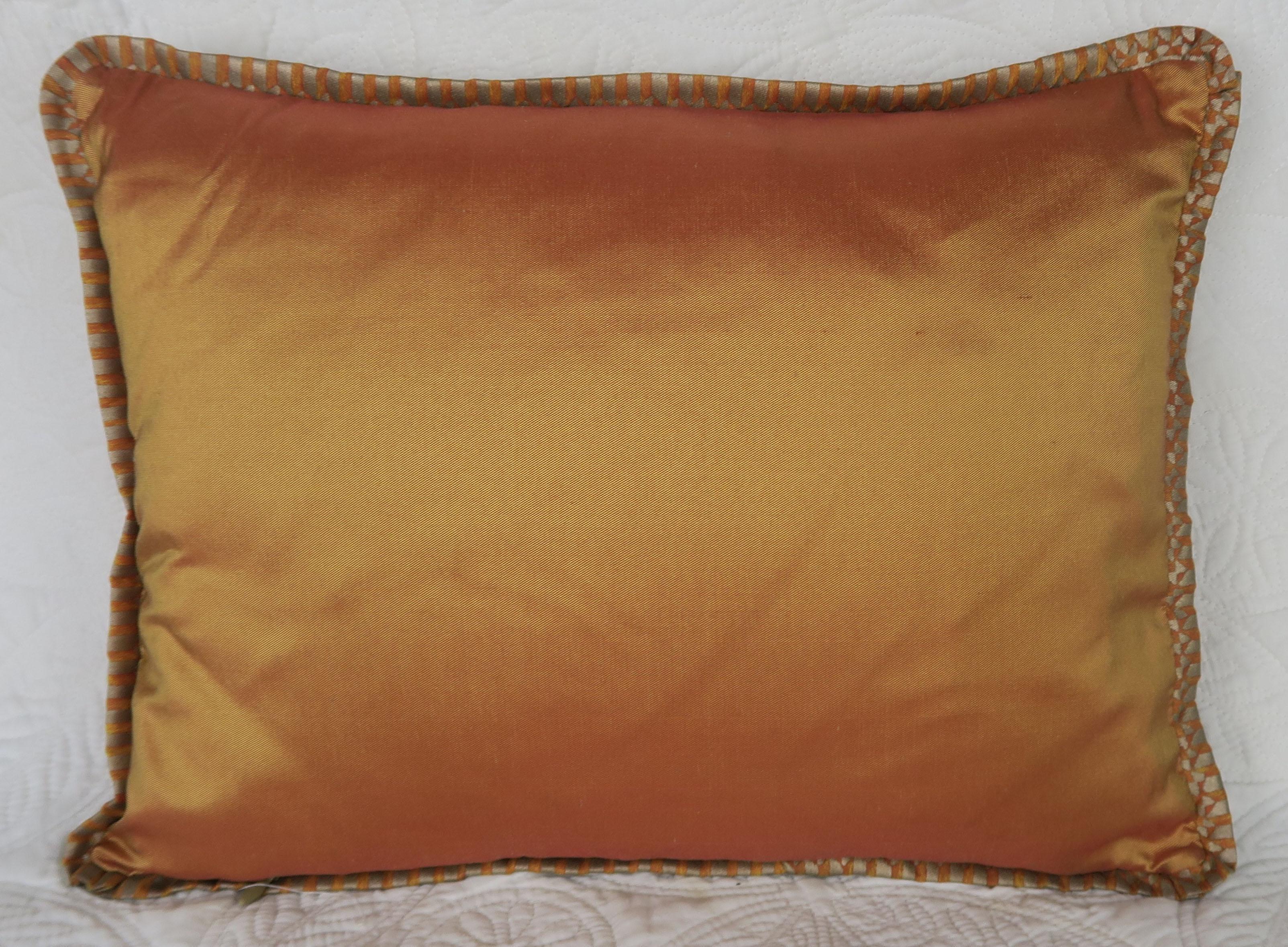 Cotton Pair of Italian Fortuny Accent Pillows