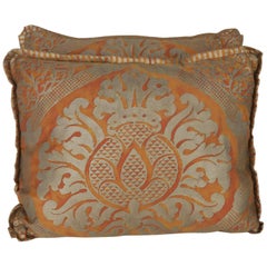 Pair of Italian Fortuny Accent Pillows