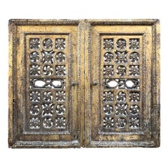 Pair of Italian Gilt Carved Panels