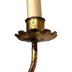 Pair of Italian Gilt Metal Sconces