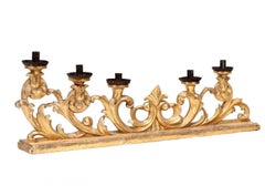 Pair of Italian giltwood Candelabra - Circa 1740