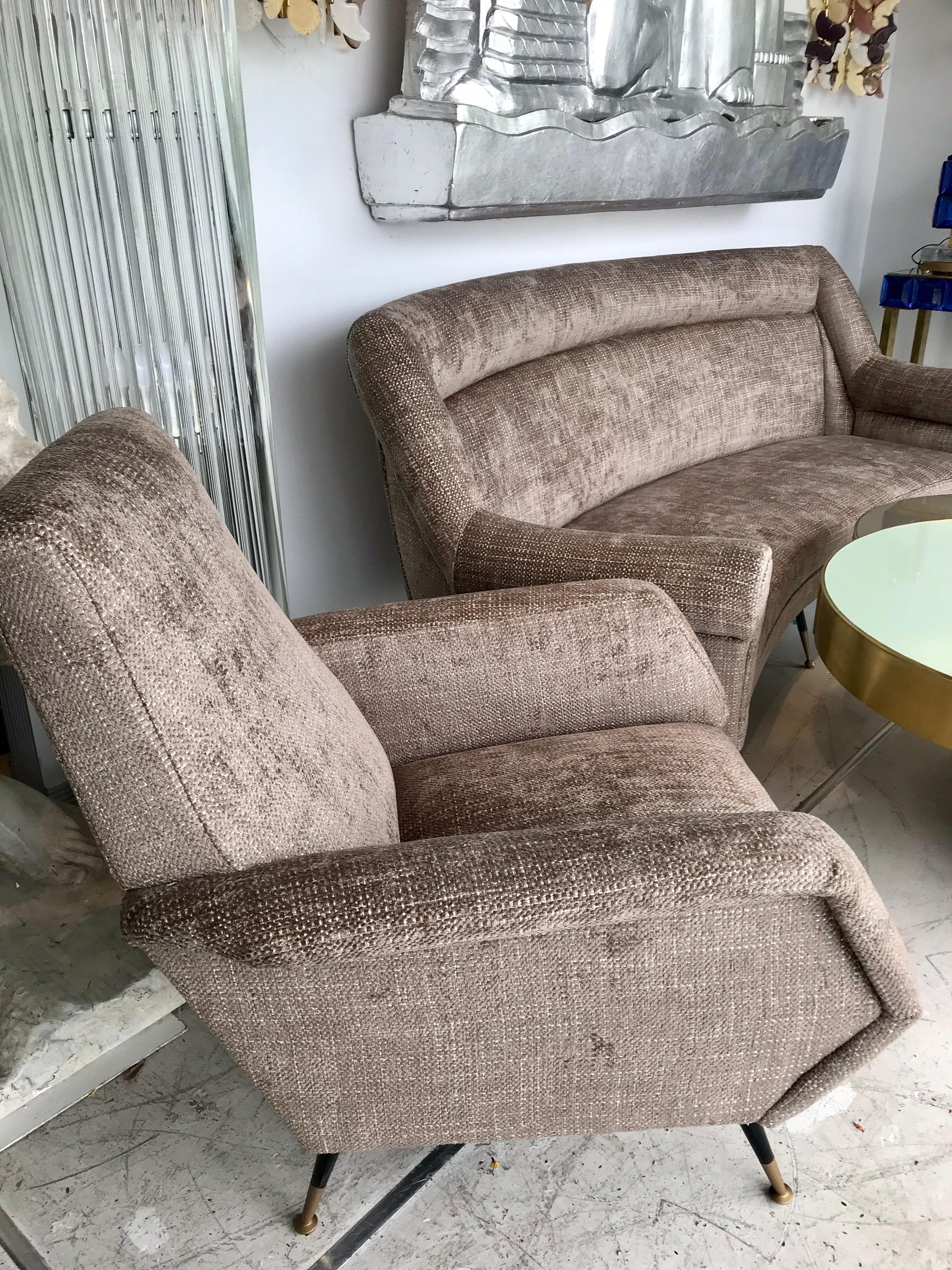 Pair of Italian Gio Ponti Style Chairs 4