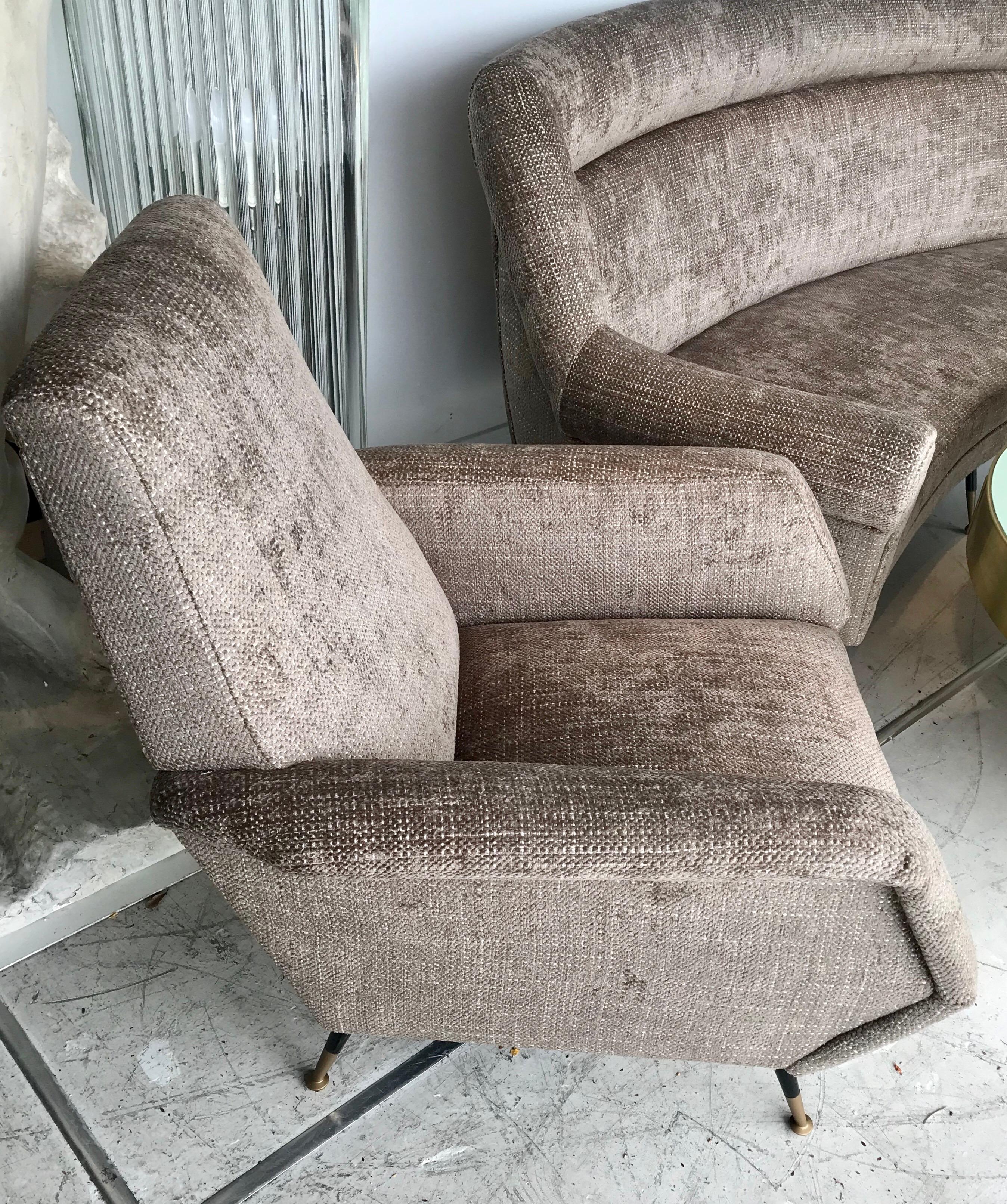 Pair of Italian Gio Ponti Style Chairs 8