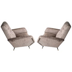 Pair of Italian Gio Ponti Style Chairs