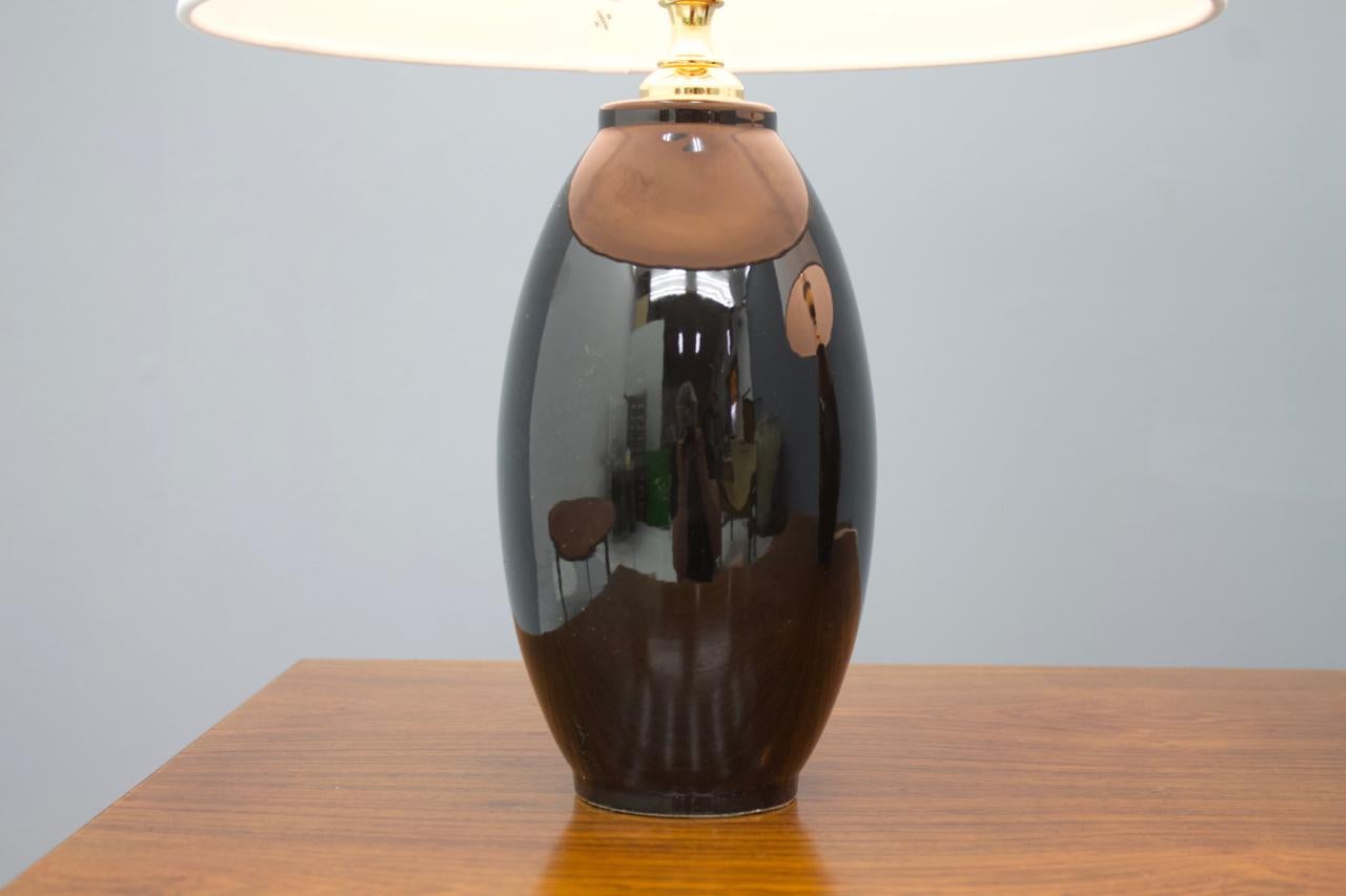 Mid-Century Modern Pair of Italian Glass Table Lamps, 1970s