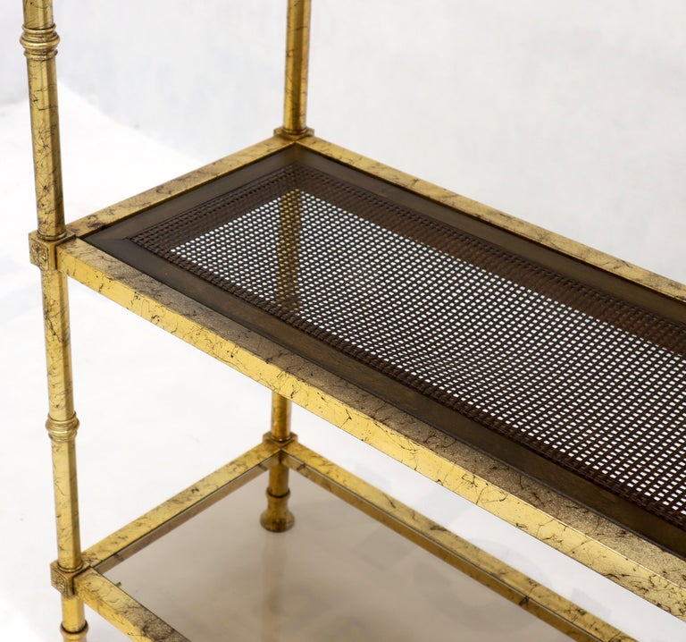 Pair of Italian Gold Gilt Étagères Shelving Units at 1stDibs gold
