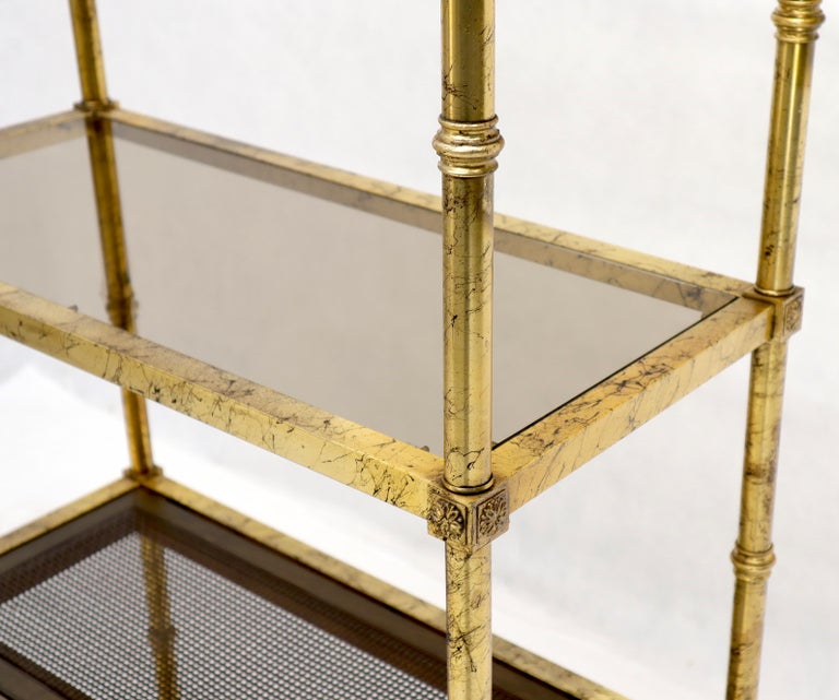 Pair of Italian Gold Gilt Étagères Shelving Units at 1stDibs gold
