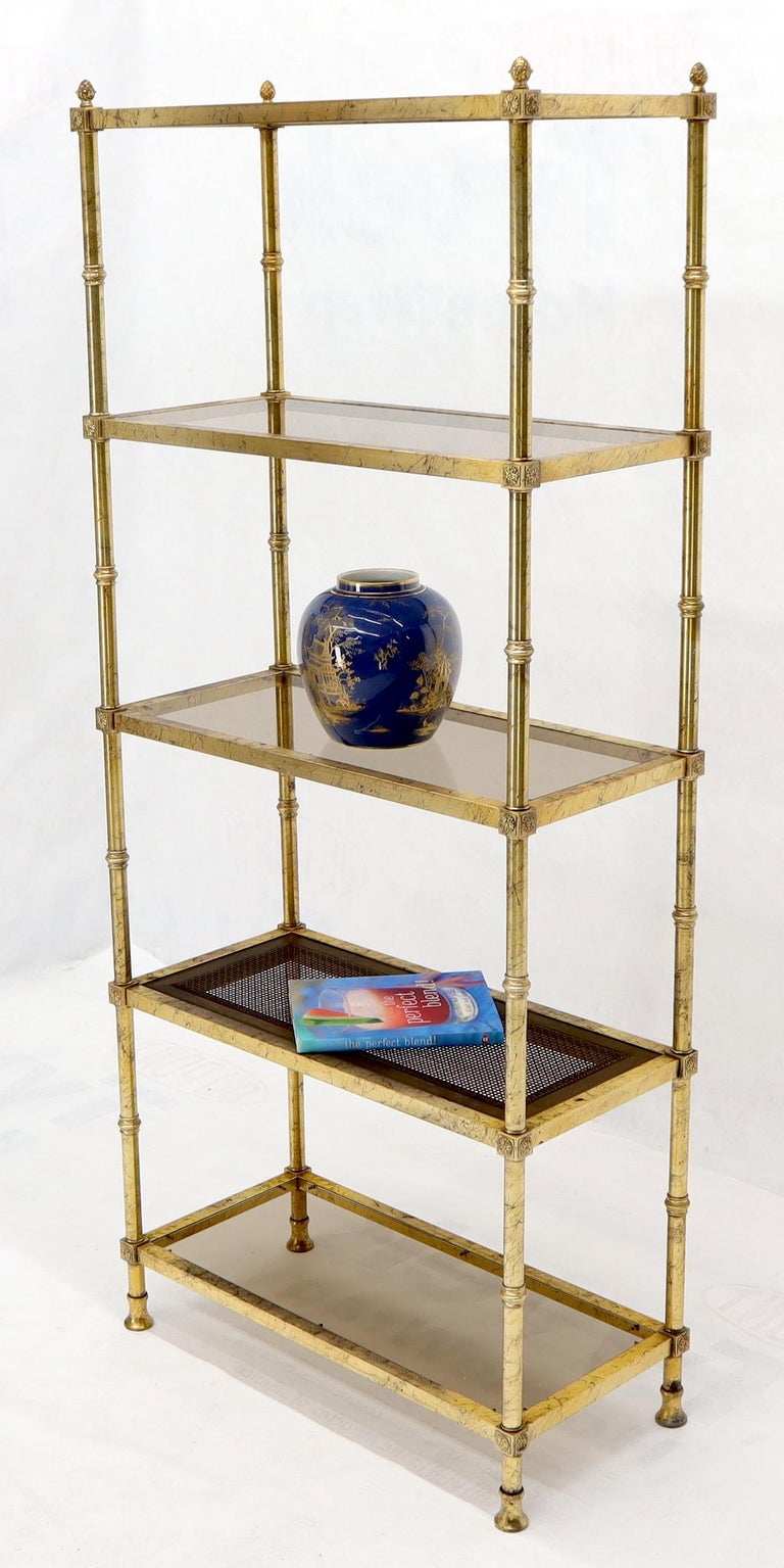 Pair of Italian Gold Gilt Étagères Shelving Units at 1stDibs