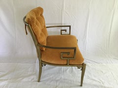 Pair of Italian Greek Key Mastercraft Armchairs 2