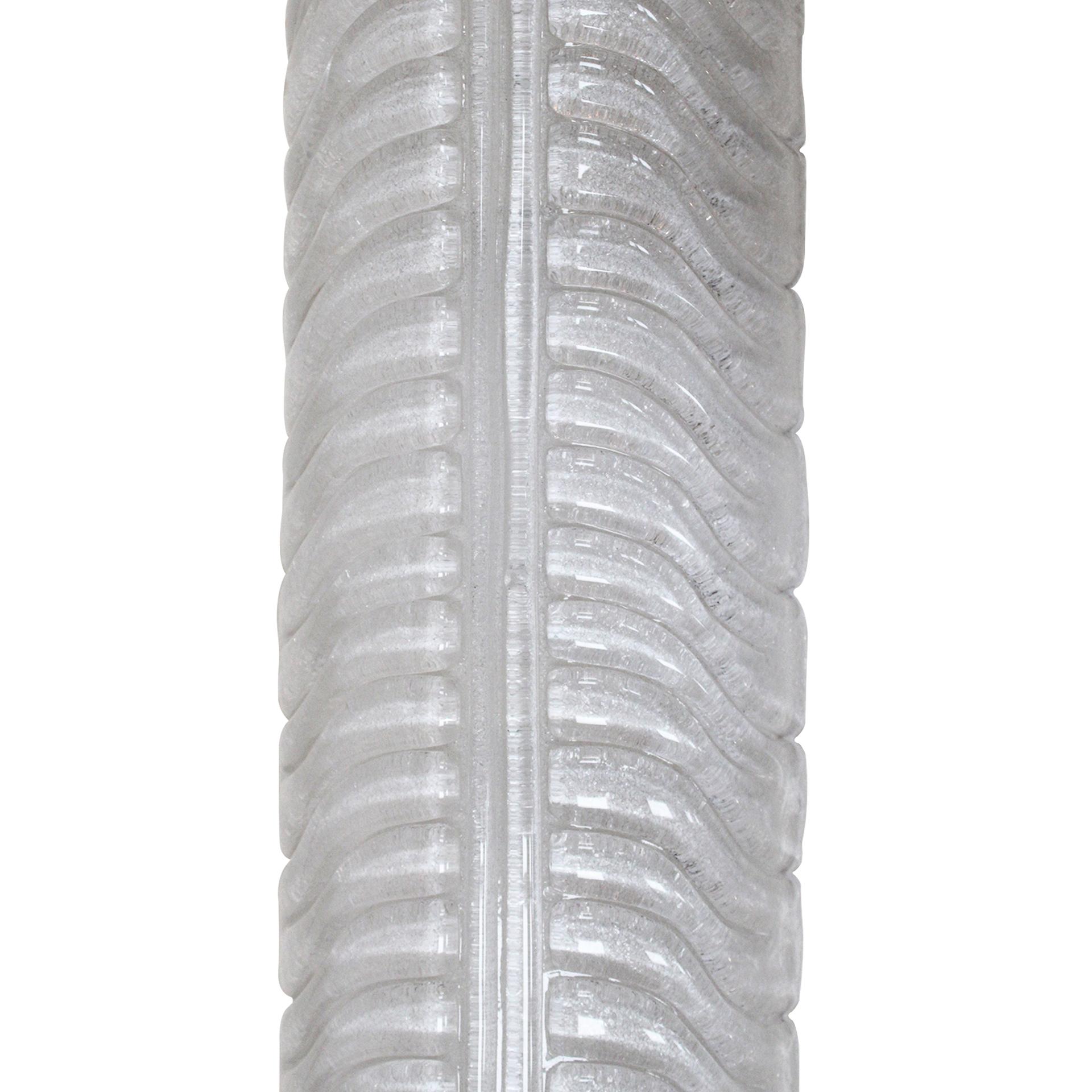 Pareja de apliques italianos de cristal de Murano soplado a mano y pluma de latón Hecho a mano en venta