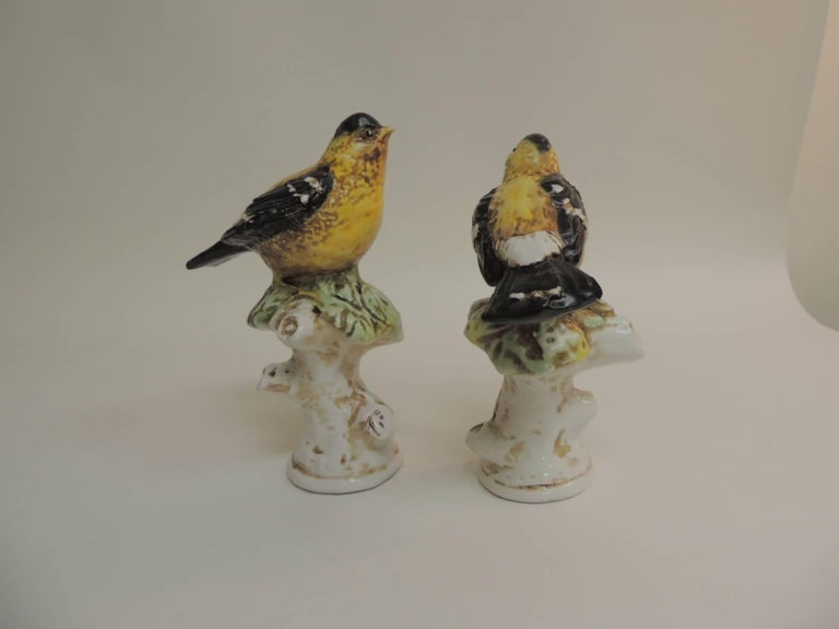 Pair of Italian HandPainted Bird Figurines at 1stDibs