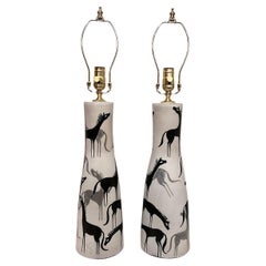 Pair of Italian Horses Lamp