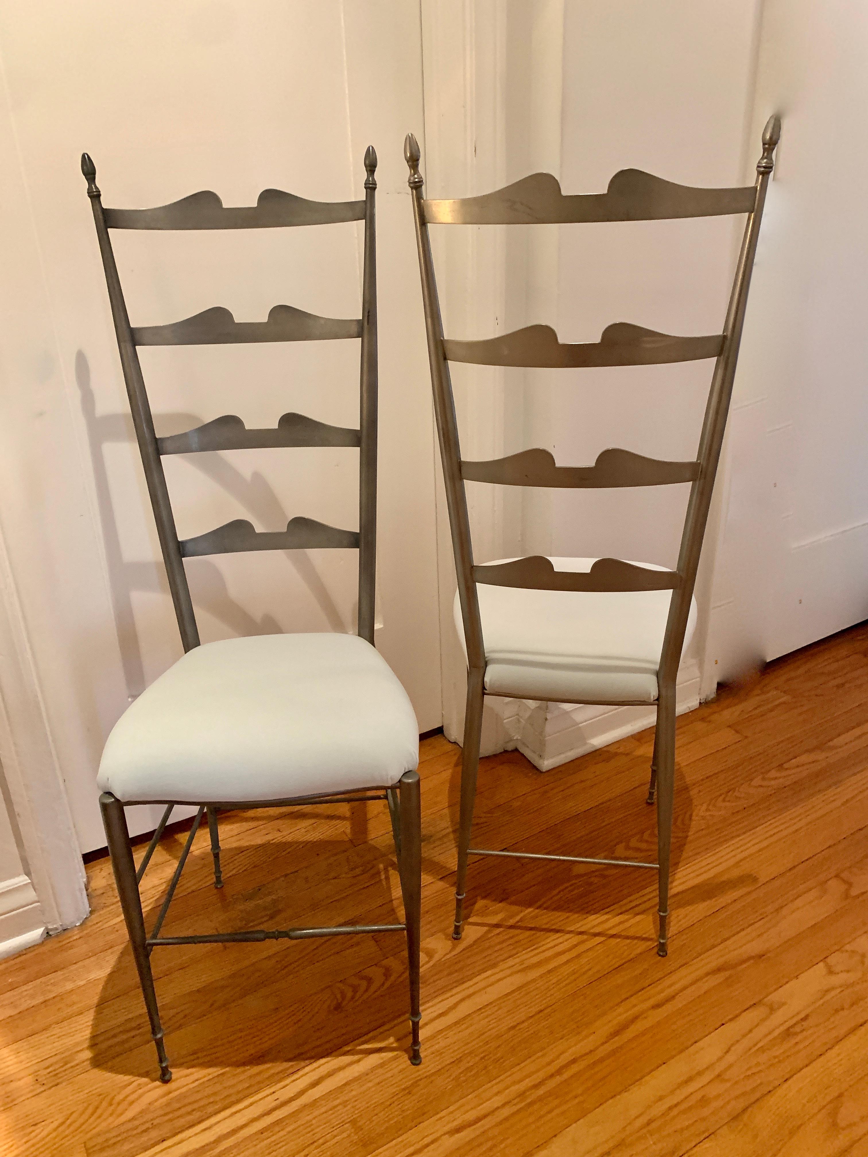 silver chiavari chairs