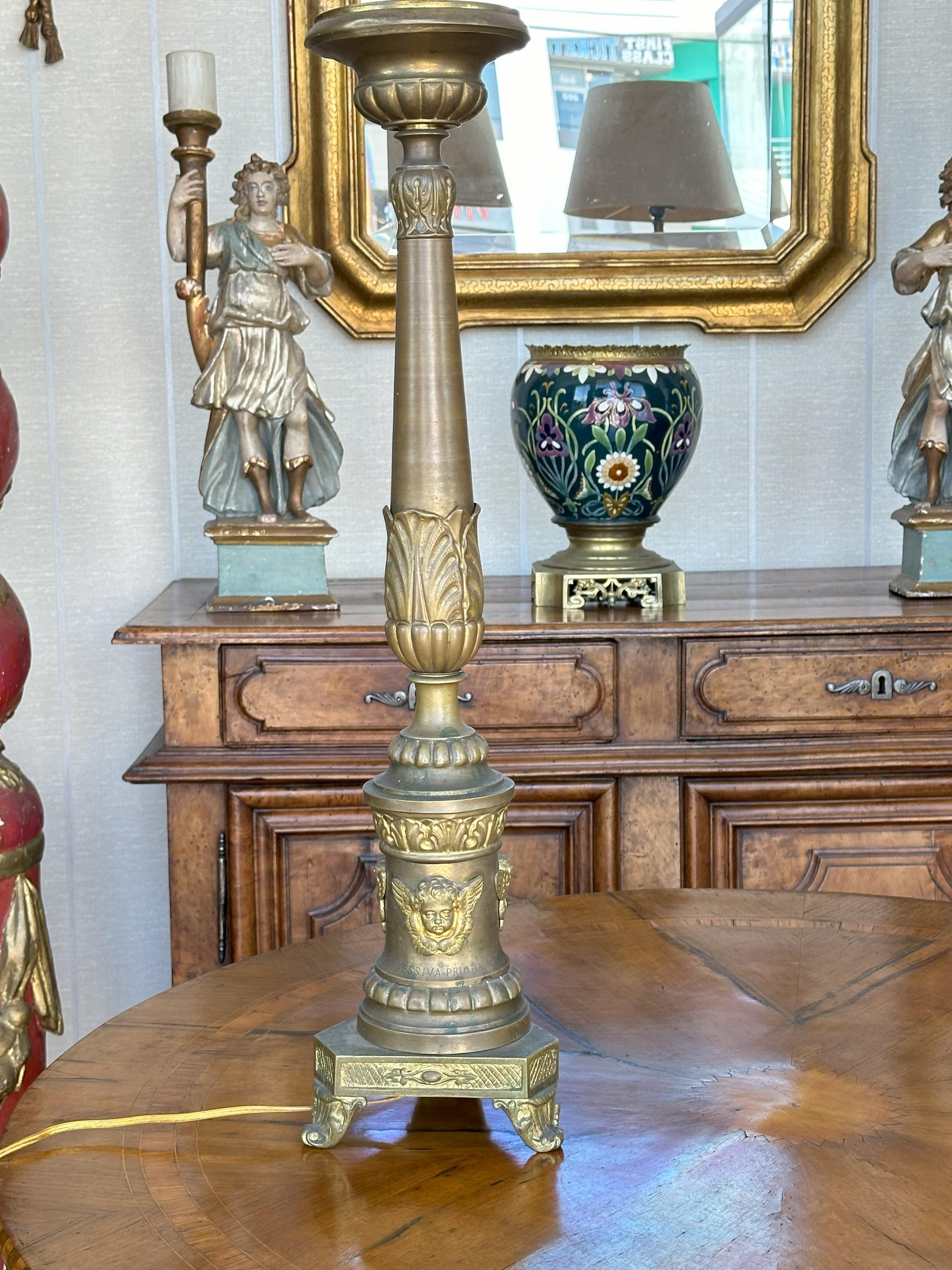 Pair of Italian Lamps - Circa 1910 For Sale 1