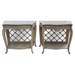 Pareja de consolas italianas del siglo XIX