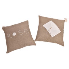 Pair of Italian Linen pillows
