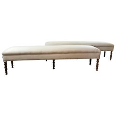 Pair of Italian Louis Philippe Period Benches