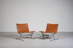 Ein Paar italienische Loungesessel von Ross Littell für ICF, Italien