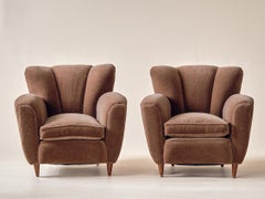 Pair of Italian Lounge Chairs c1940s