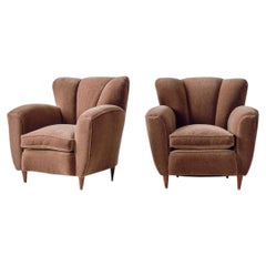 Pair of Italian Lounge Chairs c1940s