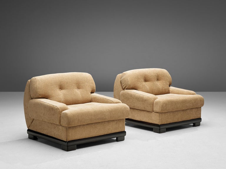 Pair of Italian Lounge Chairs For Sale 2