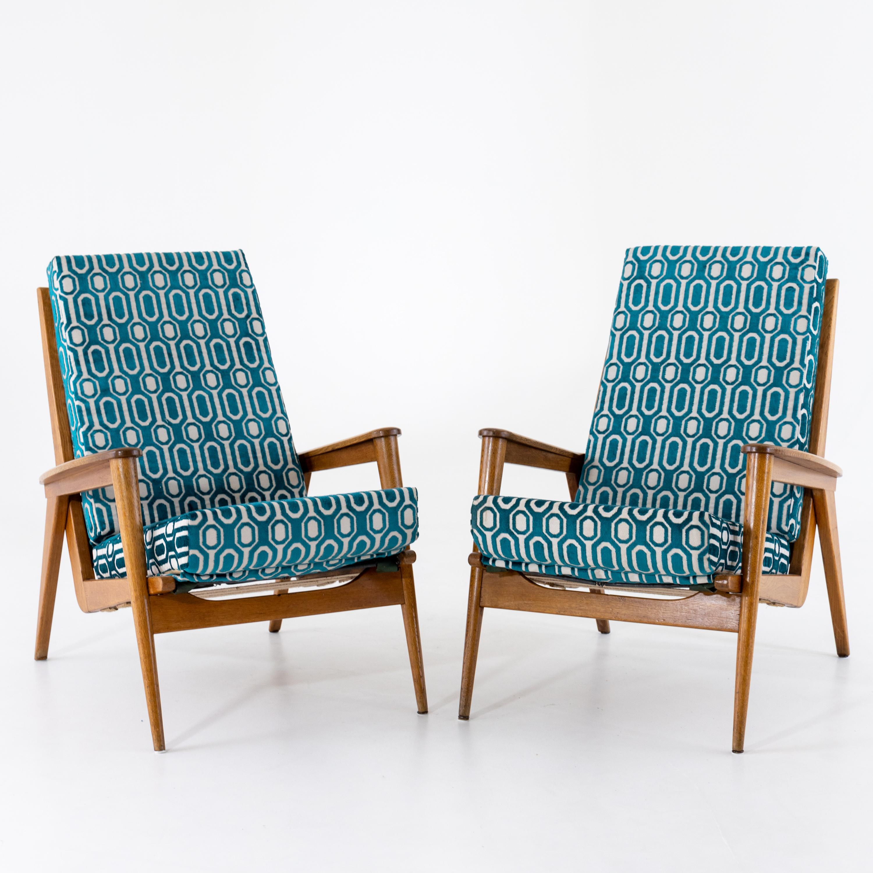 Pair of Italian Lounge Chairs, Mid-20th Century 2