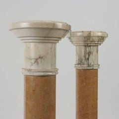 Pair of Italian Marble columns