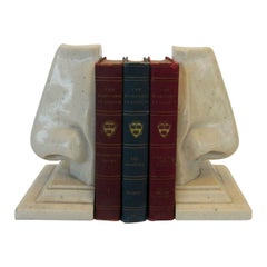 Modern Italian Marble Nose Bookends