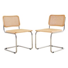 Paire de chaises italiennes Marcel Breuer pour Cidue Cesca