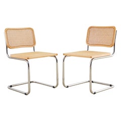 Pair of Italian Marcel Breuer for Cidue Cesca Chairs