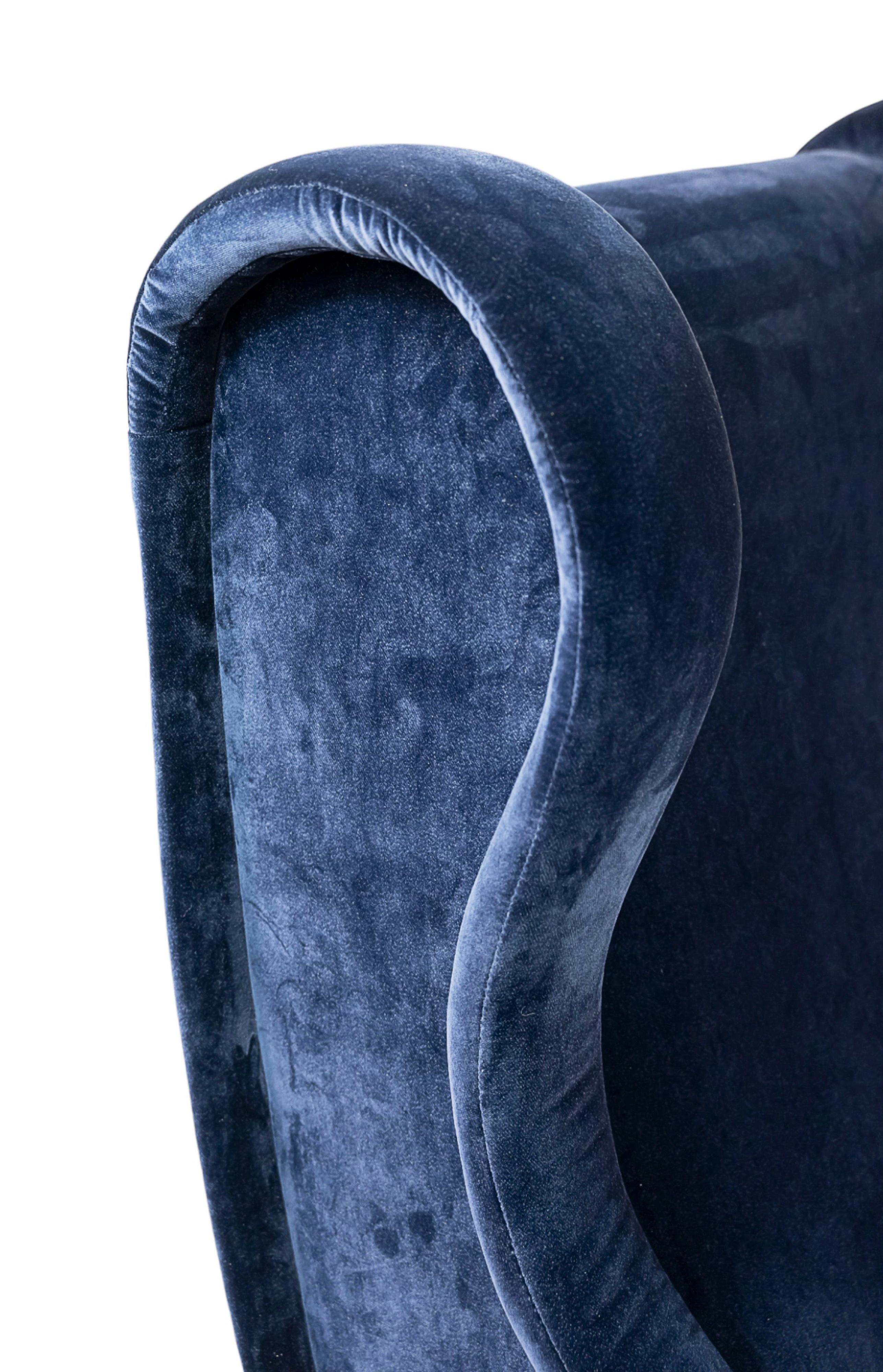 Pair of Italian Marco Zanuso Style Armchairs 1