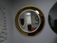 Pair Of Italian Fontana Arte Attributed Beveled Mirrors