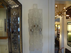 Coppia di lampade in vetro di Murano di ispirazione italiana di Max Ingrand per Fontana Arte