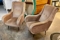 Pair of Italian MCM Armchairs