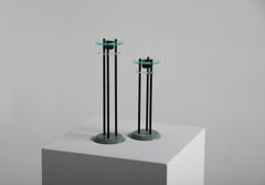 Pair of Italian "Memphis" Candlesticks, 1980s