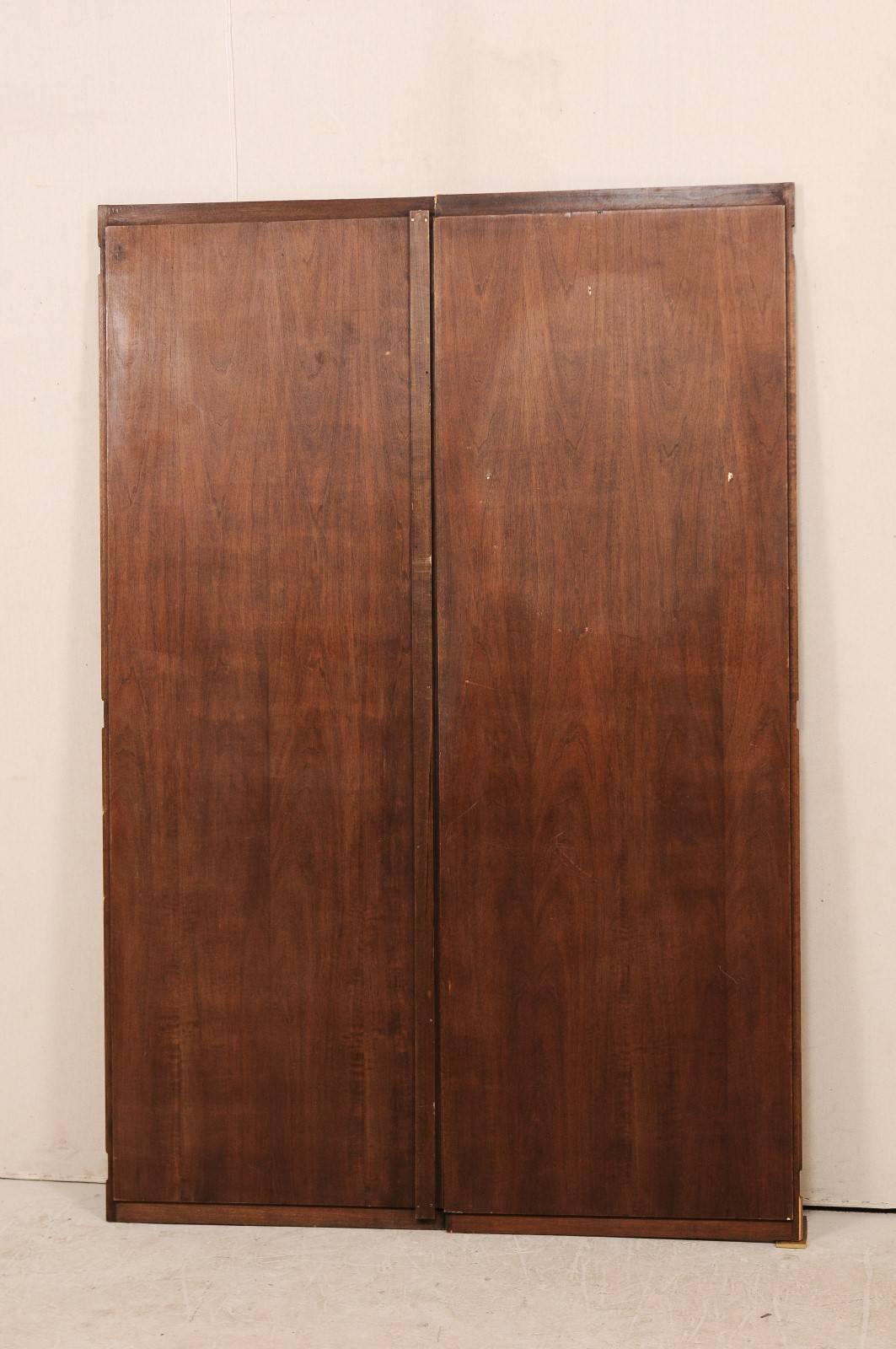 A Pair of Italian Mid-20th Century Decoratively Painted Wood Doors  5