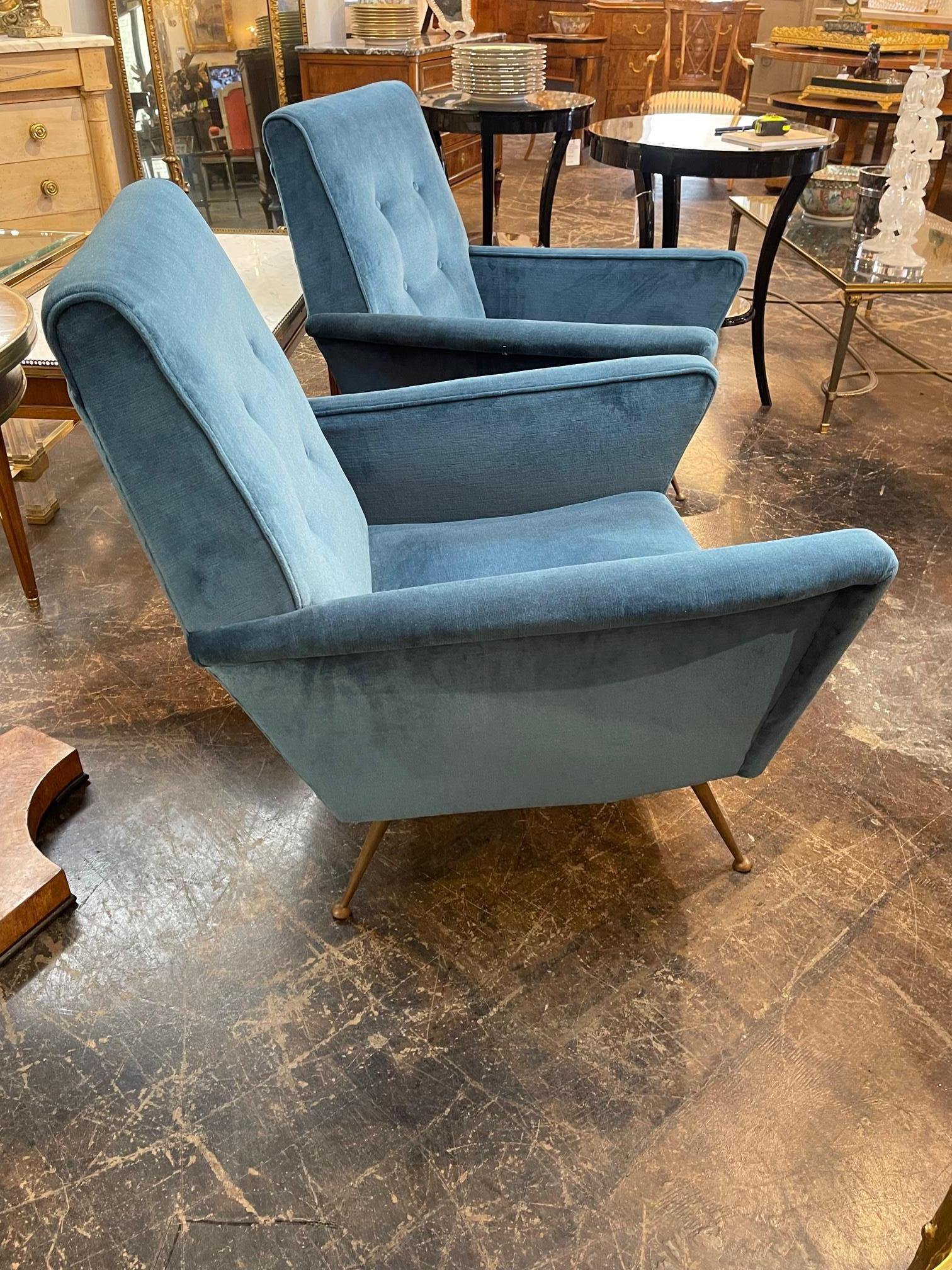 Pair of Italian Mid-Century Arm Chairs 2