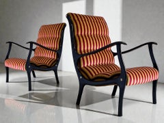 Paar italienische Sessel der Jahrhundertmitte 'Mitzi' von Ezio Longhi für Elam, 1950er Jahre