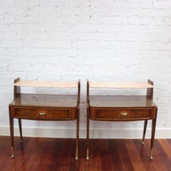 Pair of Italian Mid-Century Bedside Tables by Vittorio Dassi (circa 1950s)