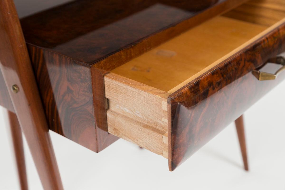 Pair of Italian Mid Century Bedside Tables For Sale 2