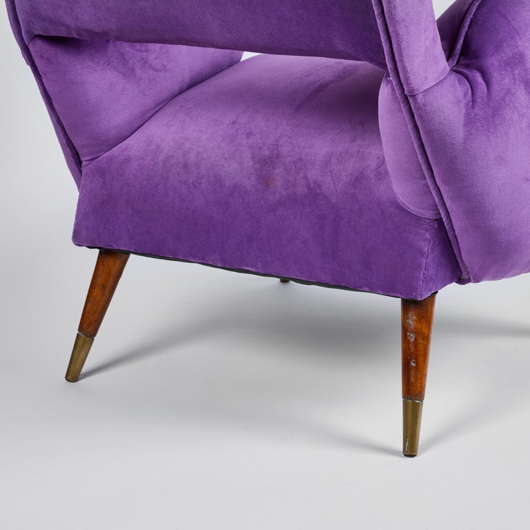 Pair of Italian MidCentury Chairs by Giovanni "Nino" Zoncada, circa