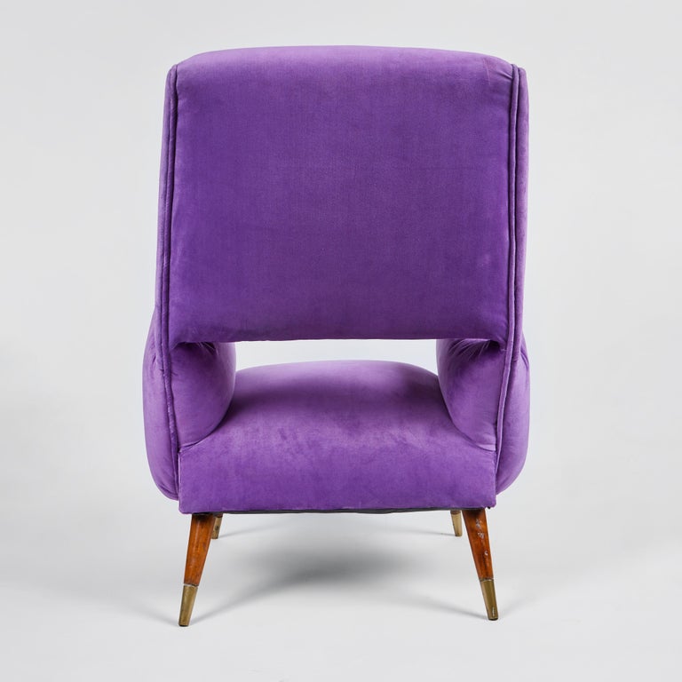 Pair of Italian MidCentury Chairs by Giovanni "Nino" Zoncada, circa