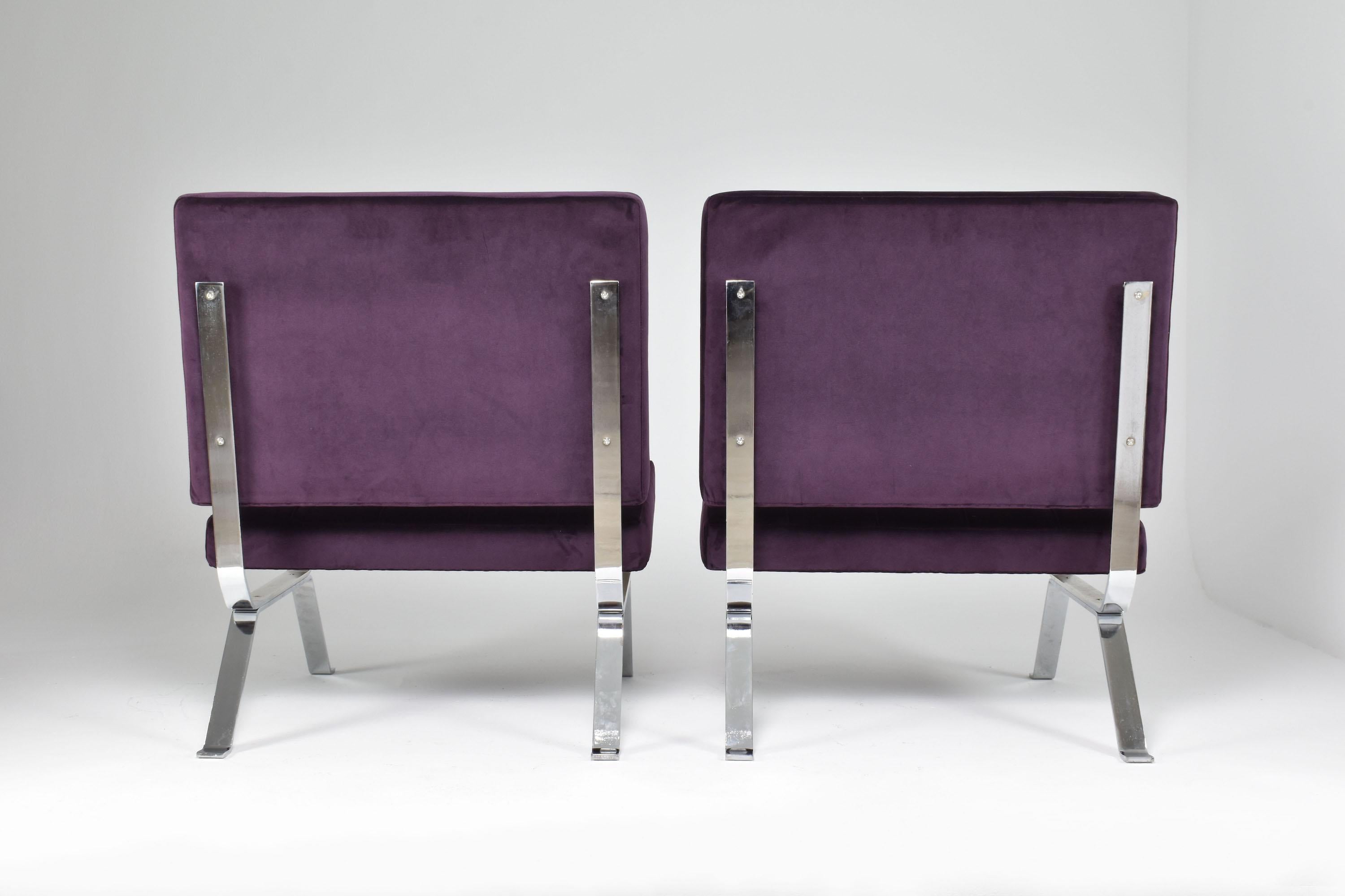 Pair of Italian Midcentury Dione Gastone Rinaldi Lounge Chairs, 1950s For Sale 7