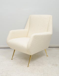 Paire de Fauteuils de salon italiens du milieu du siècle