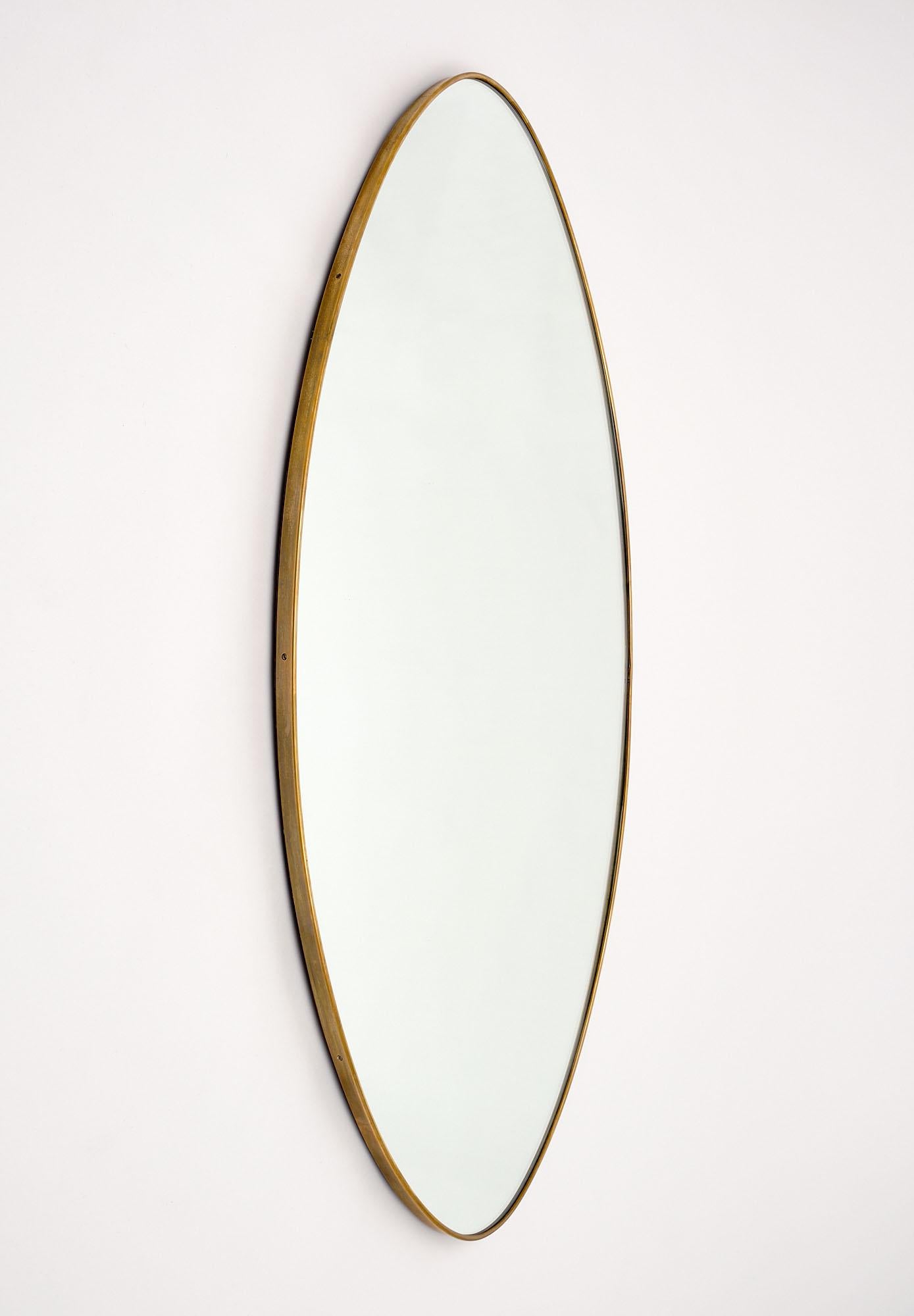 Mid-Century Modern Pair of Italian Mid-Century Mirrors