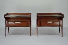 Pair of Italian Mid-Century Modern Bedside Tables, 1950s – Attributed to Dassi