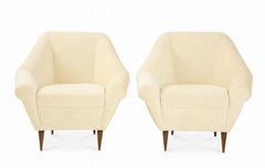 Pair of Italian Mid Century Modern Club Chairs