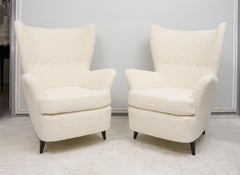 Pair of Italian Mid-Century Modern Lounge Chairs