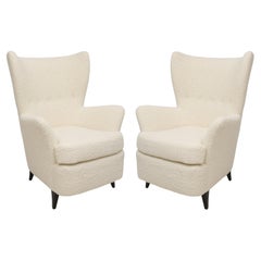 Pair of Italian Mid-Century Modern Lounge Chairs